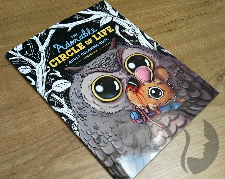 Adorable Circle Life Adult Coloring Book