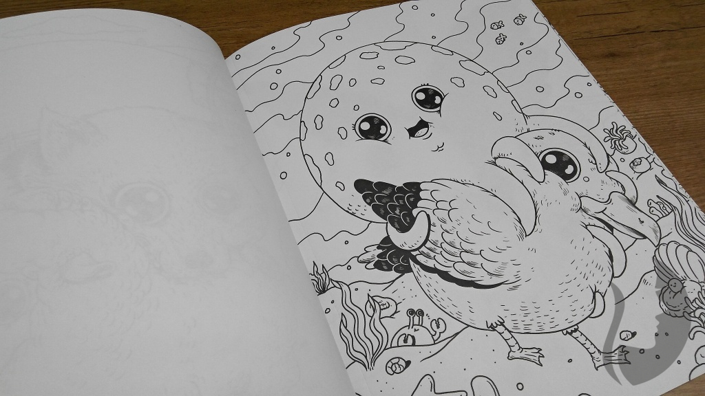 Adorable Circle Life Adult Coloring Book