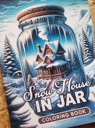 Snow House in Jar Coloring Book - Max Brenner