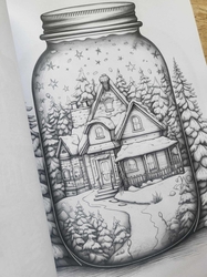 Snow House in Jar Coloring Book - Max Brenner