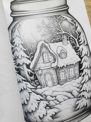 Snow House in Jar Coloring Book - Max Brenner