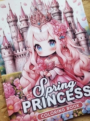 Spring Princess Coloring Book - Max Brenner