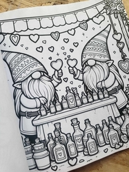 Valentine Gnome Coloring Book - Max Brenner