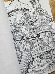 Mushroom House Coloring Book - Max Brenner