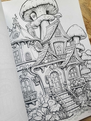 Mushroom House Coloring Book - Max Brenner