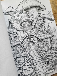 Mushroom House Coloring Book - Max Brenner