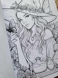 Beauty Witches Coloring Book - Max Brenner