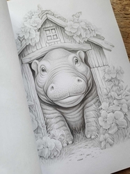 101 Baby Animal Home Coloring Book - Max Brenner 