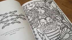 Mermaid Wonders Mindful Coloring Book