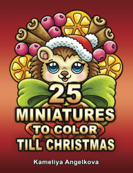 25 Miniatures to Color till Christmas - Kameliya Angelkova 