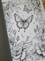 BLUMEN WALD Coloring book  - Lia Liebherz 