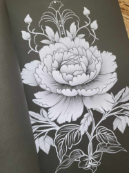 Blumen der Nacht  Coloring book  - Lia Liebherz 