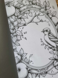 BLUMEN WALD Coloring book  - Lia Liebherz 