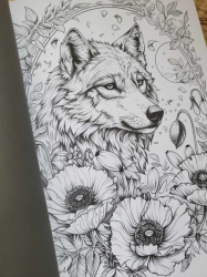 BLUMEN WALD Coloring book  - Lia Liebherz 