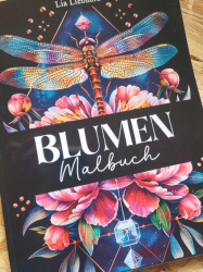 Blumen Malbuch für Erwachsene zur Entspannung Coloring book  - Lia Liebherz 