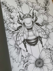 Blumen Malbuch für Erwachsene zur Entspannung Coloring book  - Lia Liebherz 