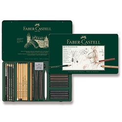 Faber-Castell PITT Monochrome - sada 33 ks