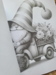 Adorable Gnomes Coloring Book for Adults - Mia Quinn 