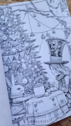 Alice in Winterland Coloring Book for Adults - Max Brenner