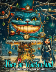 Alice in Winterland Coloring Book for Adults - Max Brenner