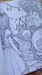 Alice in Winterland Coloring Book for Adults - Max Brenner