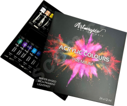 Artmagico - Akrylové barvy 12 ml x 24 ks 