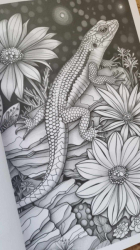 Blooming Reptiles Coloring Book for Adults - Mia Quinn