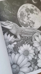 Blooming Reptiles Coloring Book for Adults - Mia Quinn