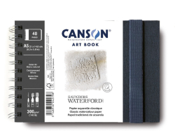 CANSON Art Book Waterford skicák v kroužkové vazbě - 300 g/m2 - různé varianty