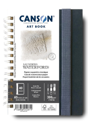 CANSON Art Book Waterford skicák v kroužkové vazbě - 300 g/m2 - různé varianty