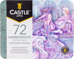 Castle Art Supplies - umělecké pastelky - 72 ks - Harmonious