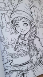 Christmas Darling Gnomes Coloring Book - Max Brener