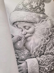 Christmas Gnomes Adult Coloring Book- Max Brenner 