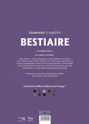 Coloriages mystères Disney - Bestiaire - Colouring by numbers