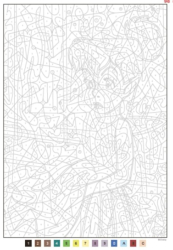 Coloriages mystères Disney - Coloriages mystères Disney - Les Grands classiques Tome 9 - Colouring by numbers