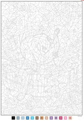 Coloriages mystères Disney - Coloriages mystères Disney - Les Grands classiques Tome 9 - Colouring by numbers