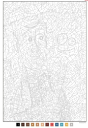 Coloriages mystères Disney - Coloriages mystères Disney - Les Grands classiques Tome 9 - Colouring by numbers