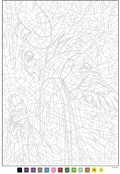 Coloriages mystères Disney - Coloriages mystères Disney - Les Grands classiques Tome 9 - Colouring by numbers