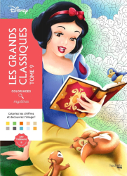 Coloriages mystères Disney - Coloriages mystères Disney - Les Grands classiques Tome 9 - Colouring by numbers