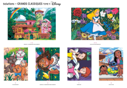 Coloriages mystères Disney - Les Grands classiques Tome 11 - Colouring by numbers