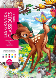 Coloriages mystères Disney - Les Grands classiques Tome 11 - Colouring by numbers