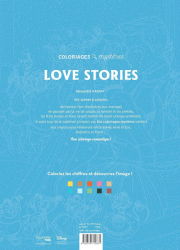 Coloriages mystères Disney - Love Stories- Colouring by numbers 