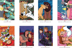 Coloriages mystères Disney - Love Stories- Colouring by numbers 