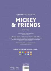 Coloriages mystères Disney - Mickey and friends - Colouring by numbers