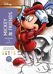 Coloriages mystères Disney - Mickey and friends - Colouring by numbers