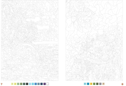 Coloriages mystères Disney - Nature sauvage - Colouring by numbers 