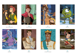 Coloriages mystères Disney - Princes et Héros - colouring by numbers