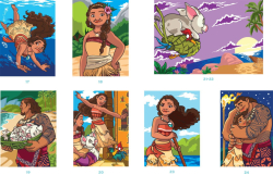 Coloriages mystères Disney - Spécial Film : Vaiana