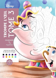 Coloriages mystères Disney - Trompe l'oeil Tome 3 - colouring by numbers