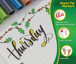 Crayola Supertips Washable Markers - sada fixů 100 ks